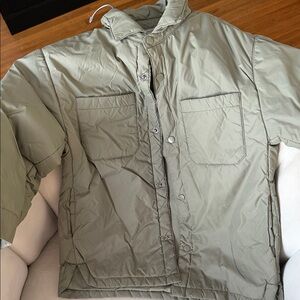 Zara Kids Olive Puffer Jacket